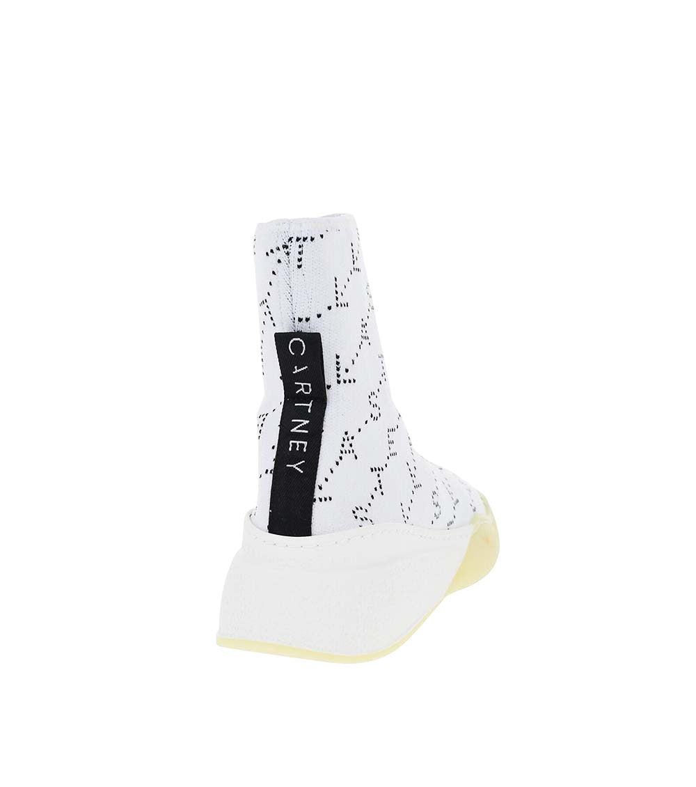 White Logo Sneakers 3