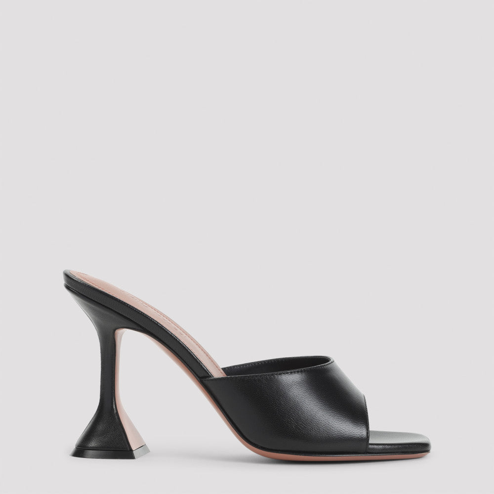 Black Leather Heels 2