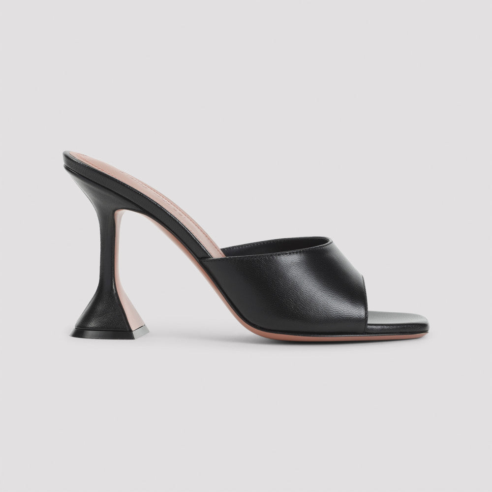 Black Leather Heels 3