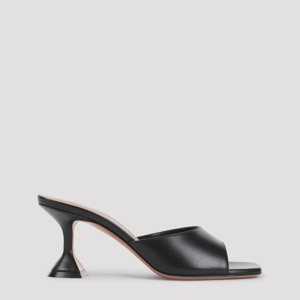 Black Leather Heels 2