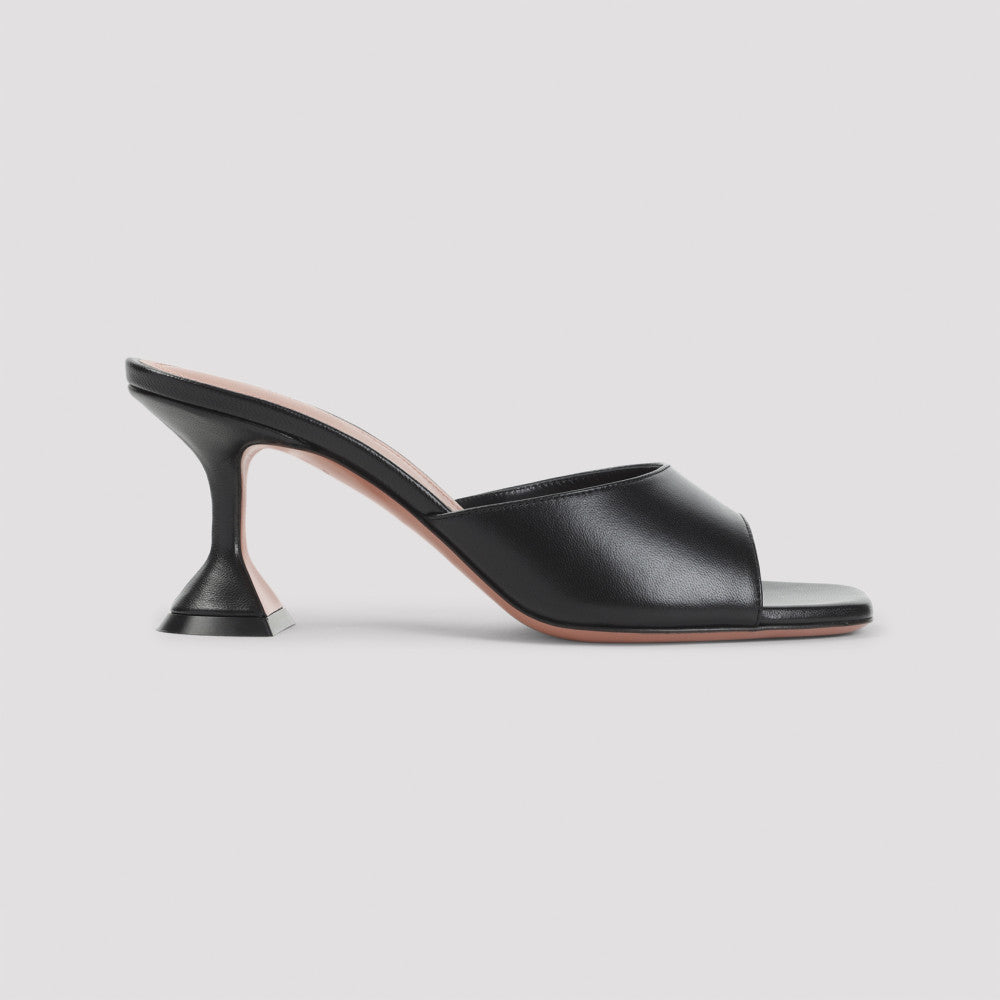 Black Leather Heels 3