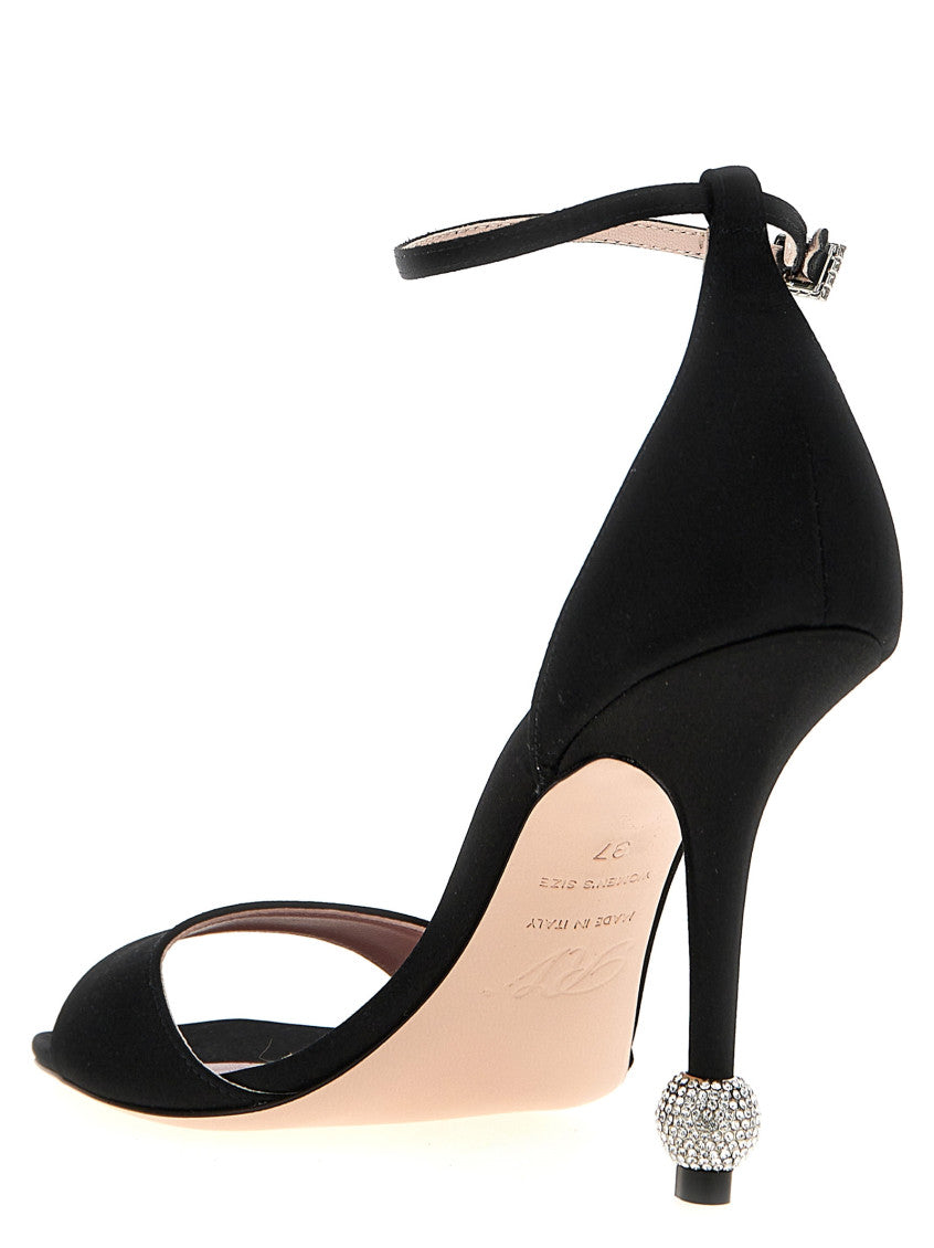 Black Open Toe Heels 3