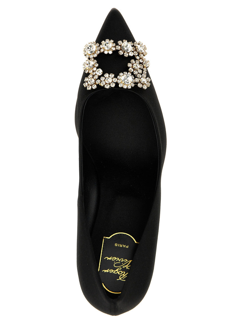 Black Slip On Heels 4