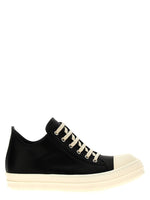 BlackWhite Lace Up Sneakers 1
