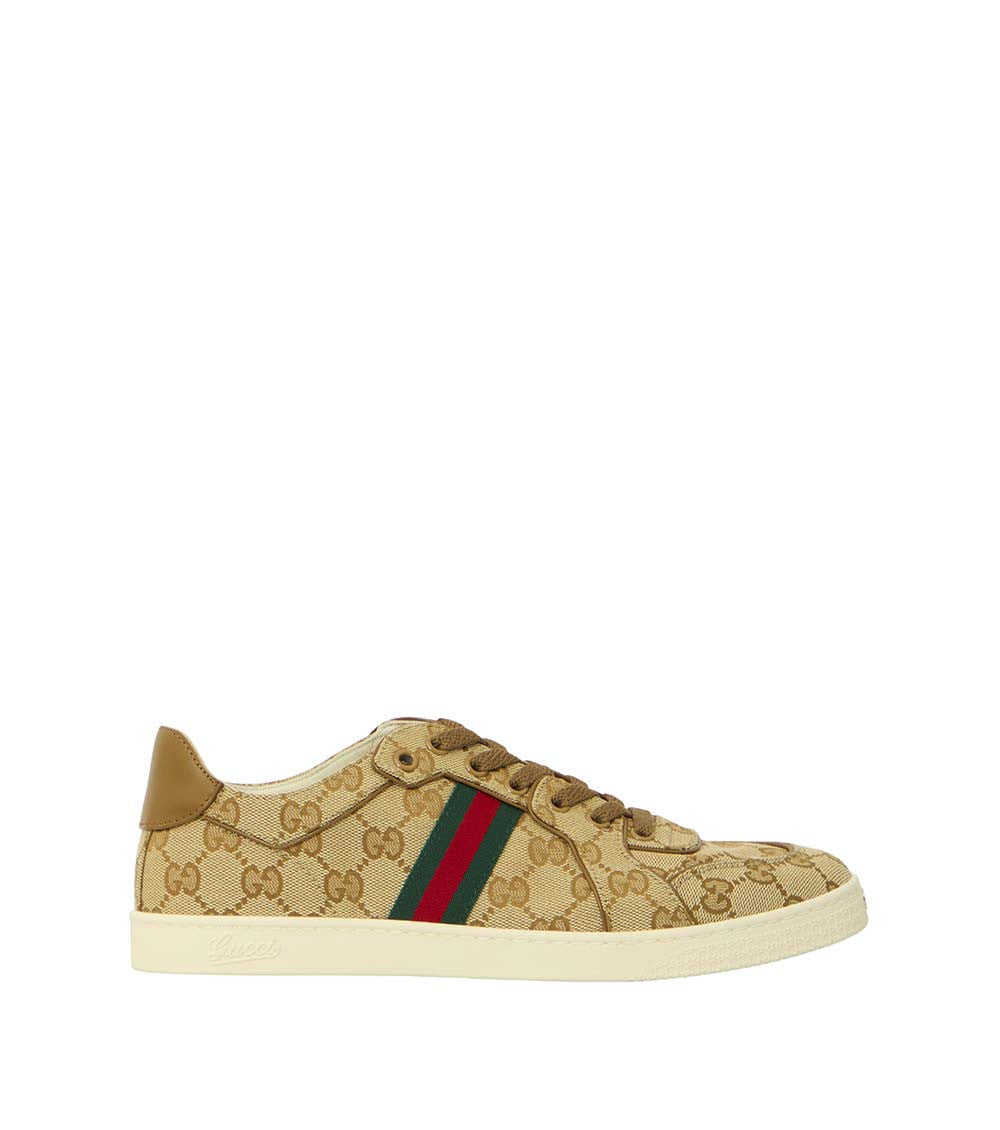Beige Logo GG Sneakers 1