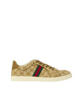 Beige Logo GG Sneakers 1