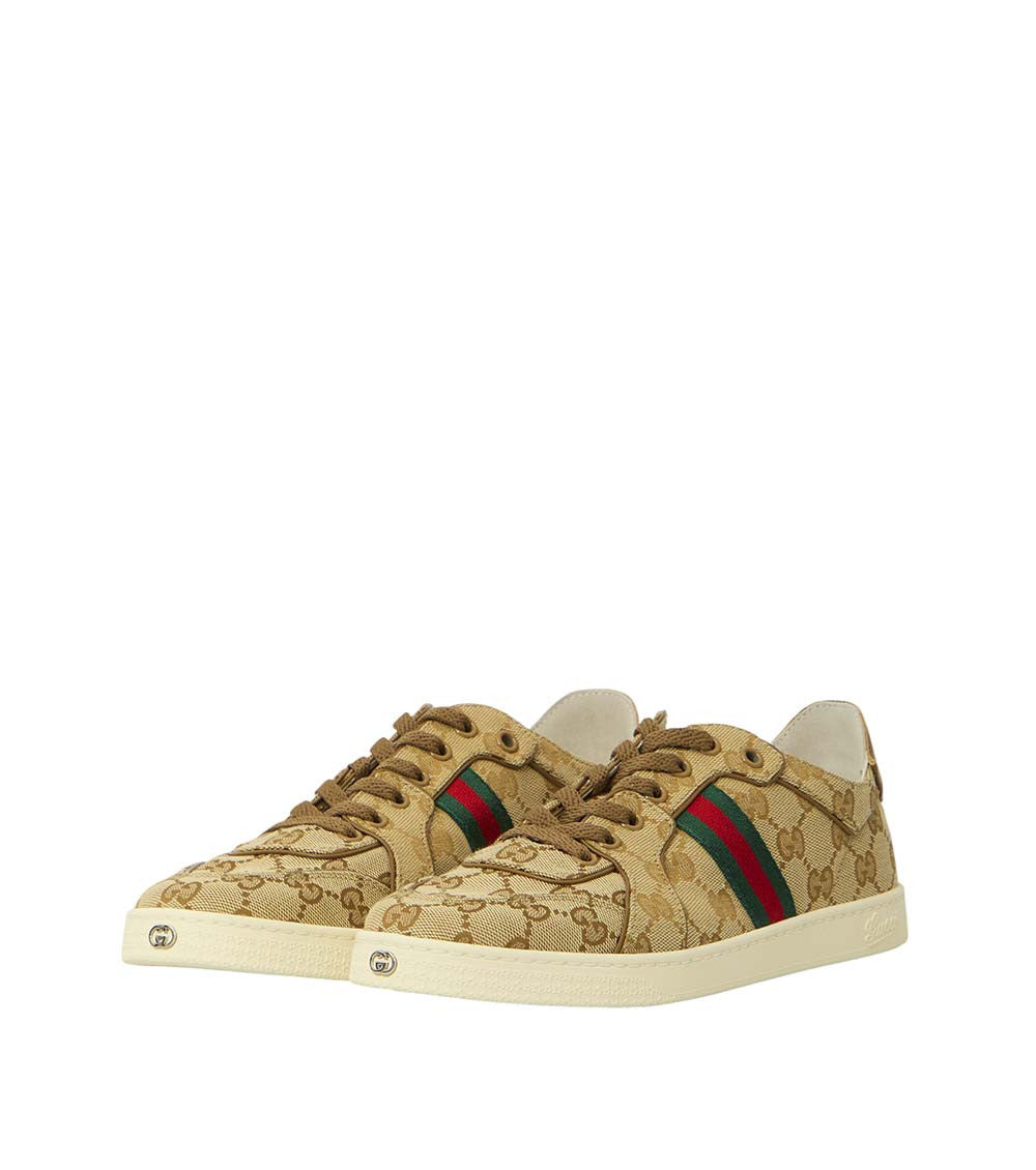 Beige Logo GG Sneakers 2