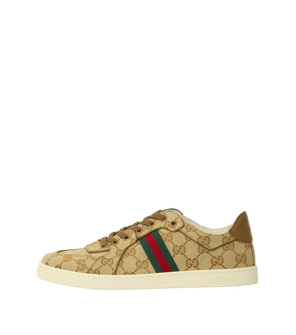 Beige Logo GG Sneakers 4
