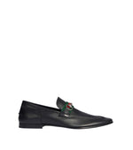 Black Leather Loafers 1