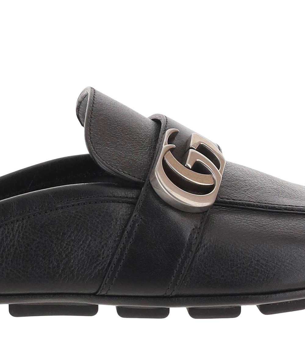 Black Double-G Logo Slippers 5