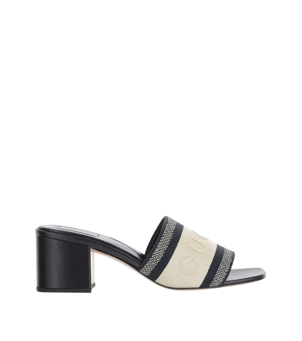 Black Logo Heels 2