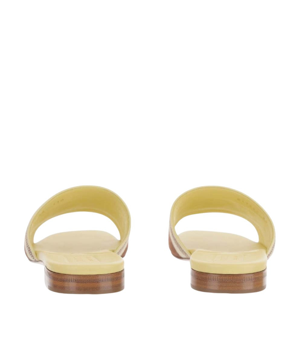 Brown Logo Sandals 4