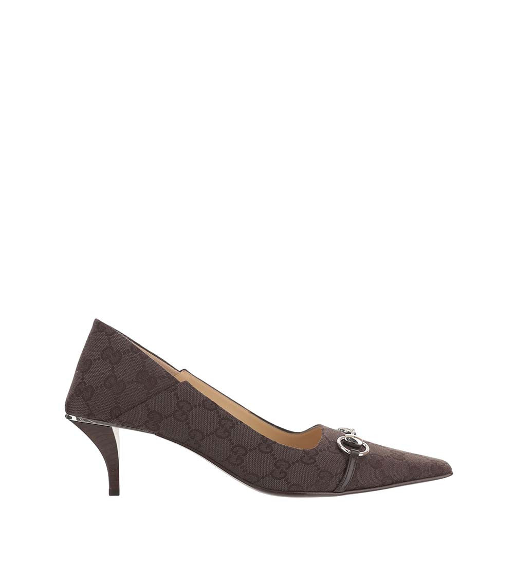 Brown Logo Vittoria Pumps 1