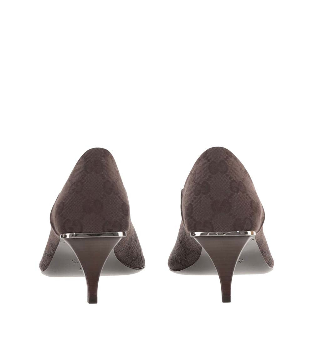 Brown Logo Vittoria Pumps 3