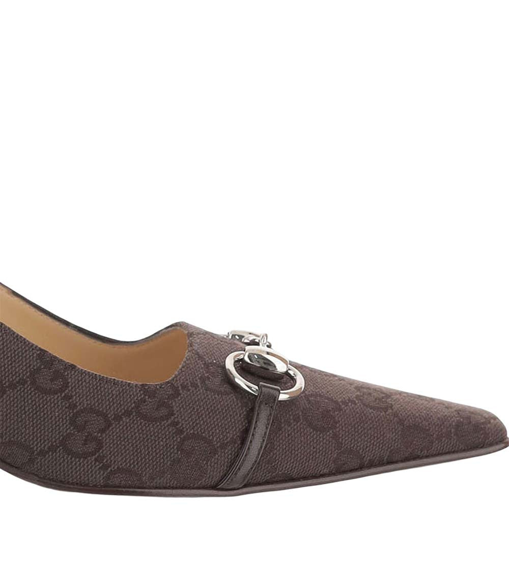 Brown Logo Vittoria Pumps 4