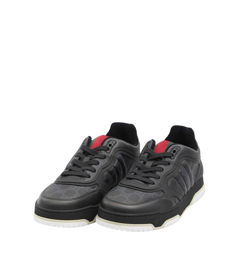 Black Logo Re-Web Sneakers 2