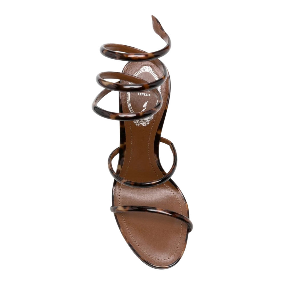 Brown Cleo Printed Heels 2
