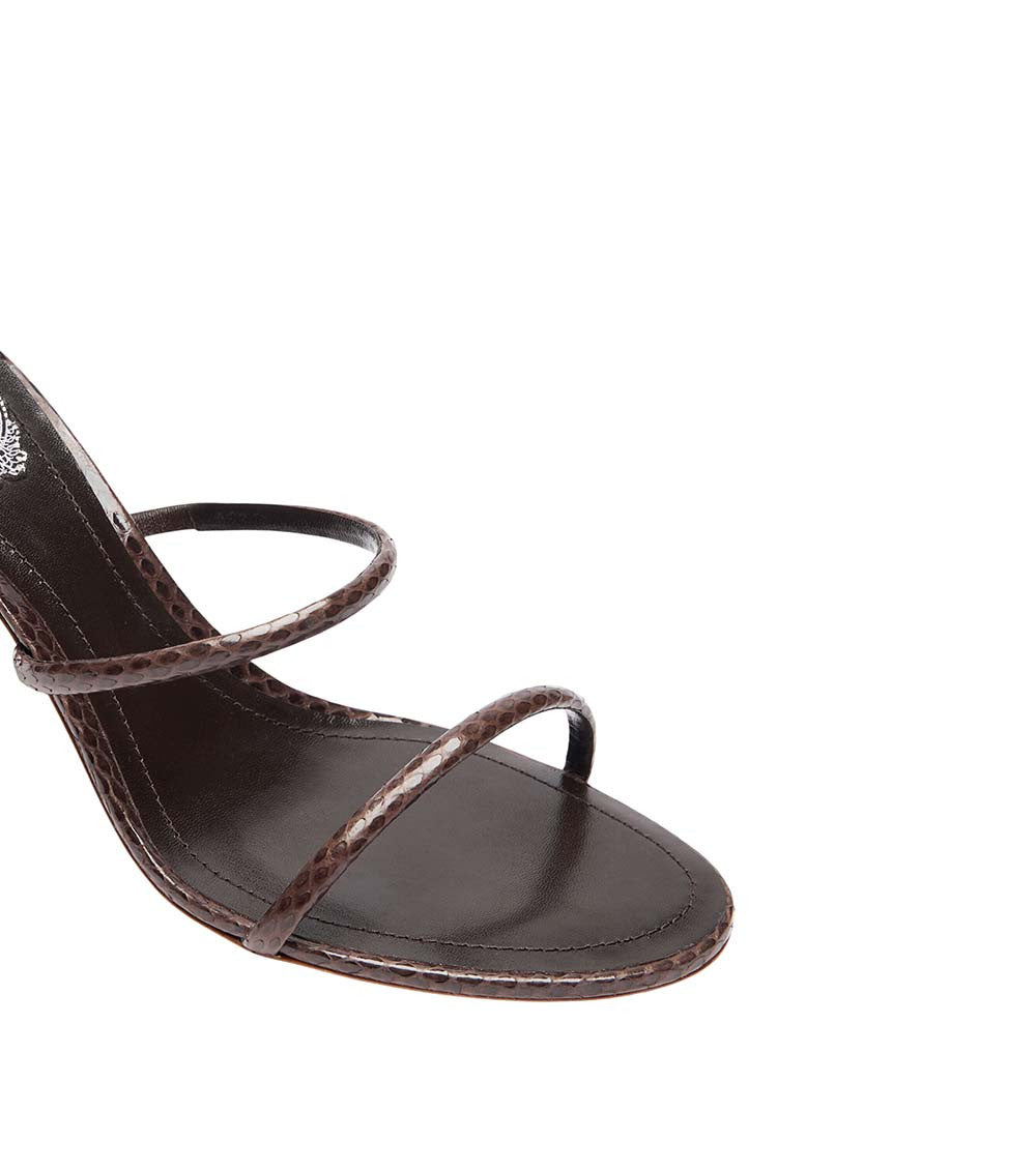 Brown Cleo Printed Heels 5