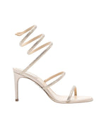 Natural Cleo Rhinestone Heels 1