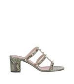 Green Rockstud Heels 1