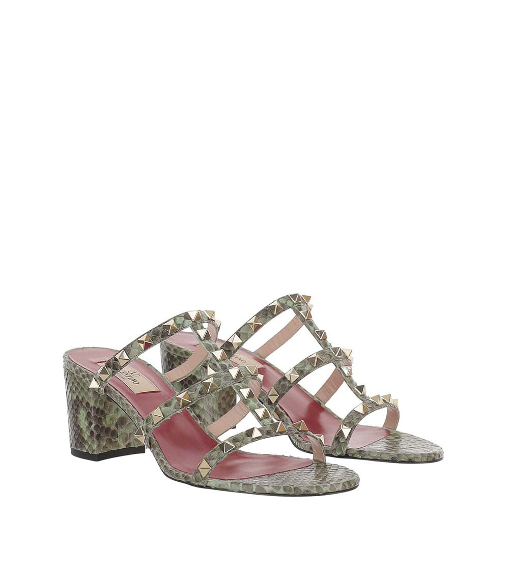 Green Rockstud Heels 2