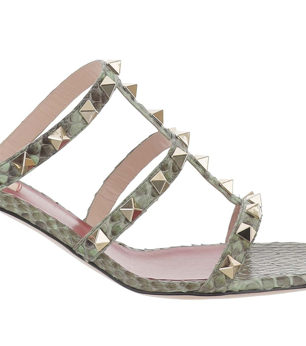 Green Rockstud Heels 4