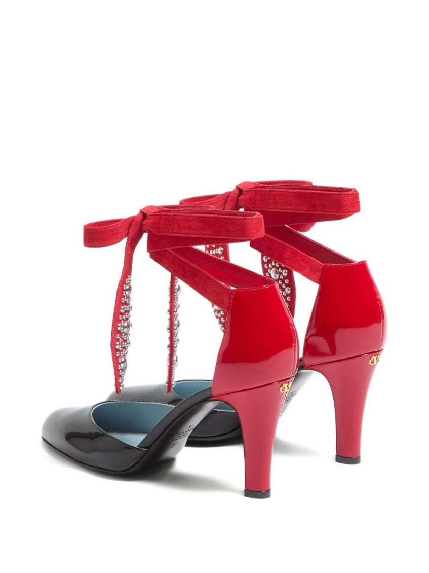 Black Foliefoliage Pumps 4