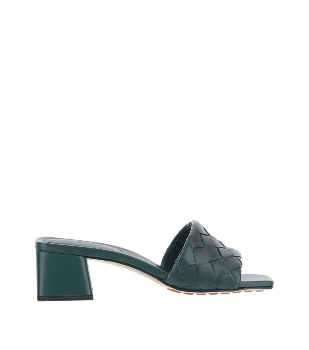 Green Woven Heels 1