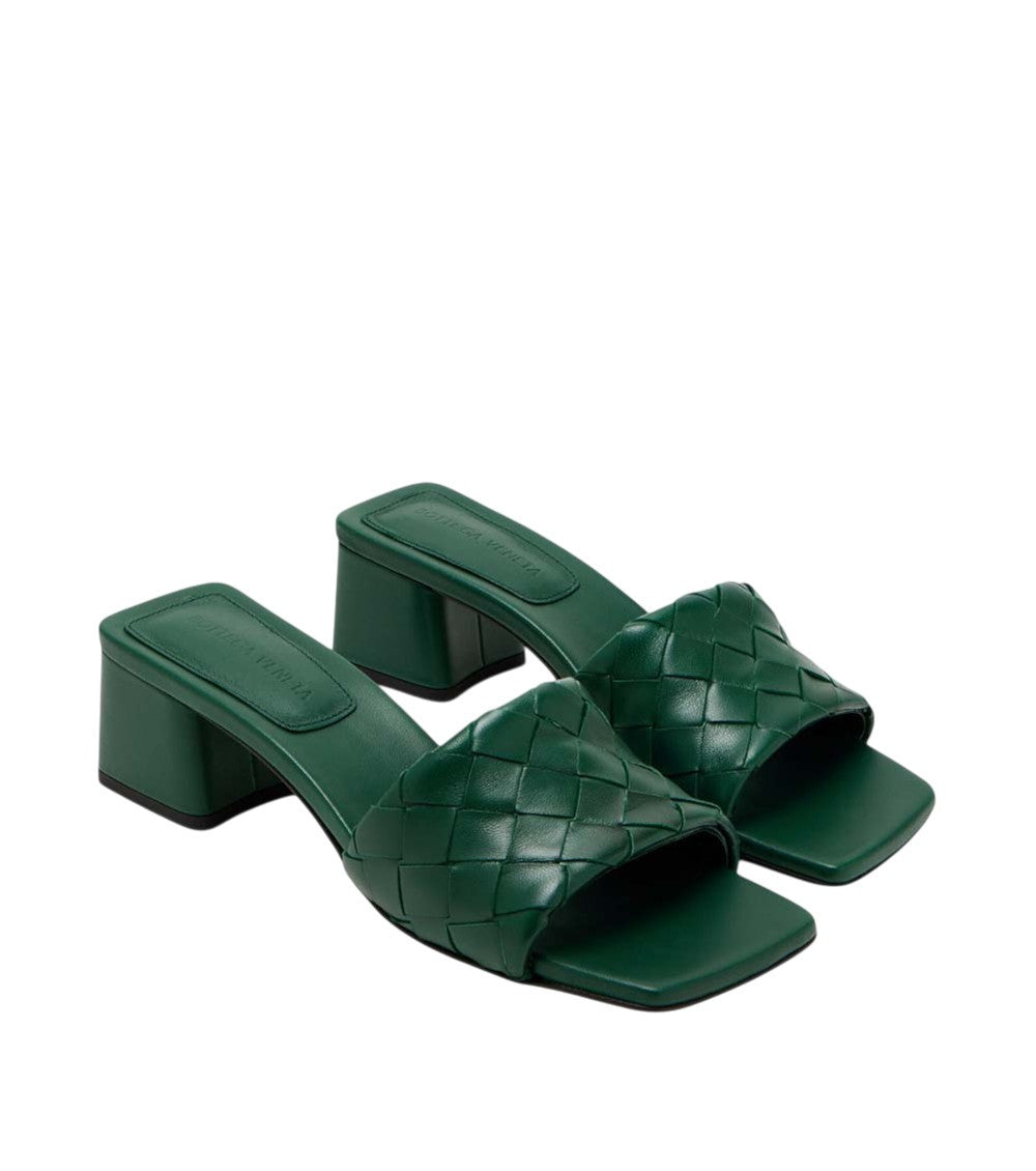 Green Woven Heels 2