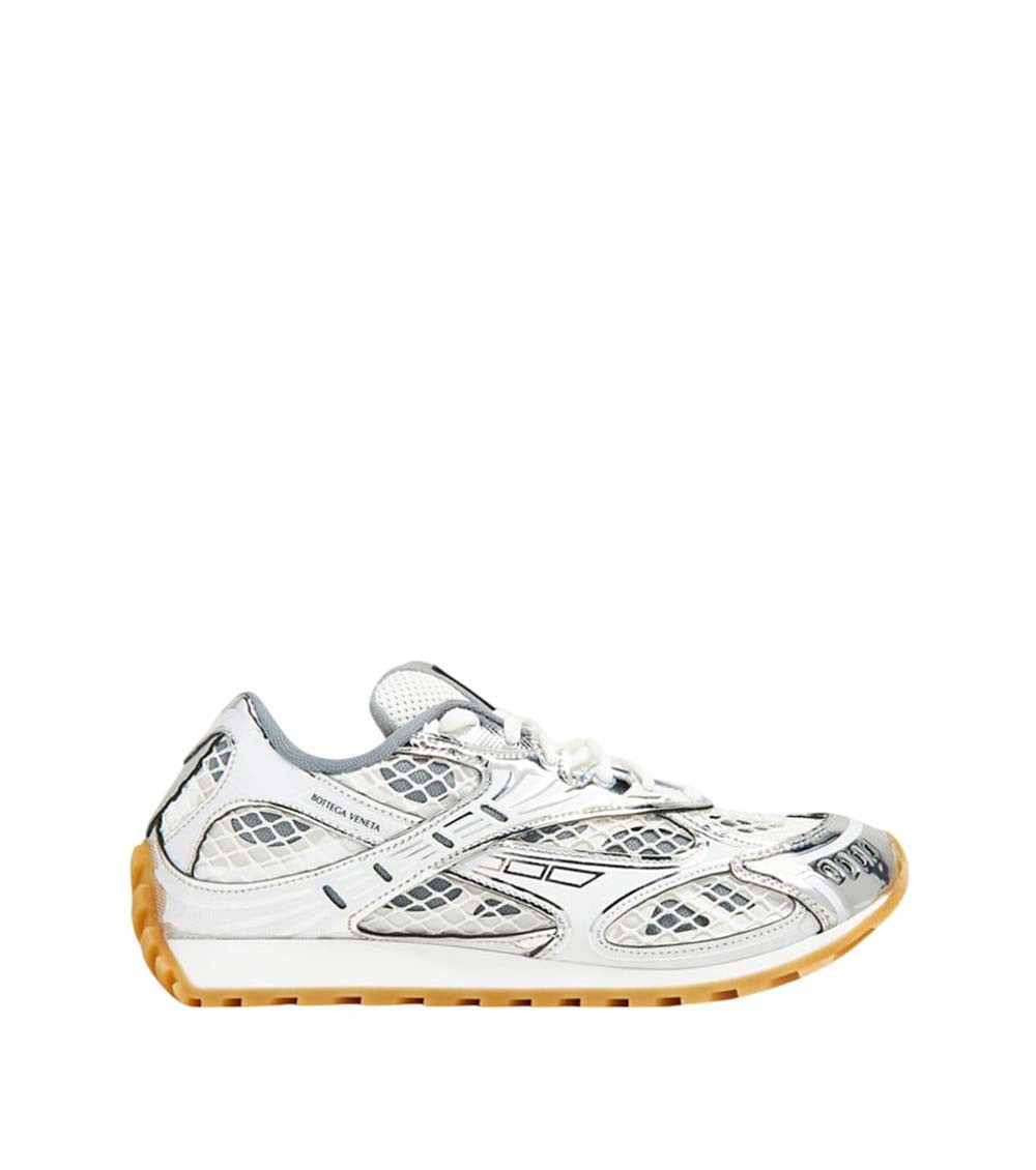 Silver Logo Orbit Sneakers 1