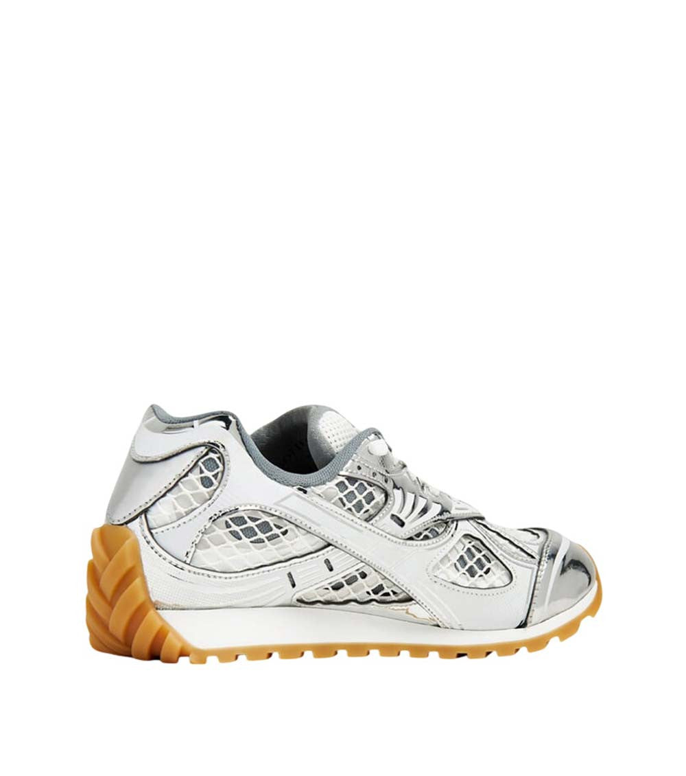 Silver Logo Orbit Sneakers 2