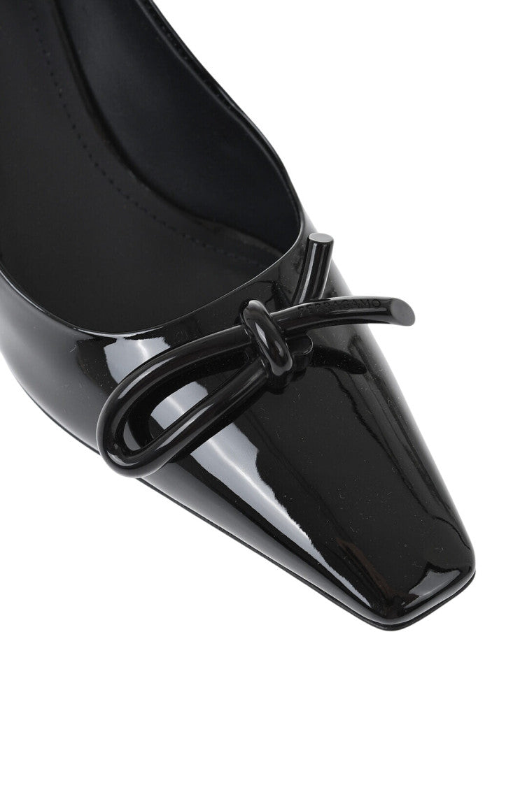 Black Leather Pumps 3