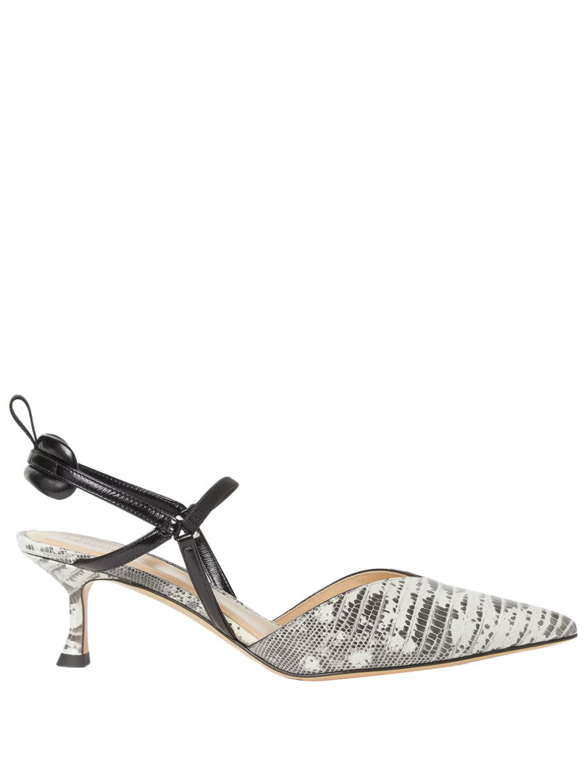 Beige Pointed-toe Pumps 1