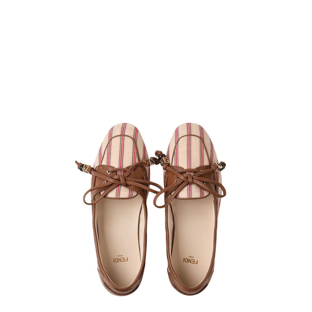 Brown Stripes Loafers 3