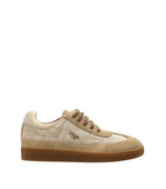Beige Logo Sneakers 1