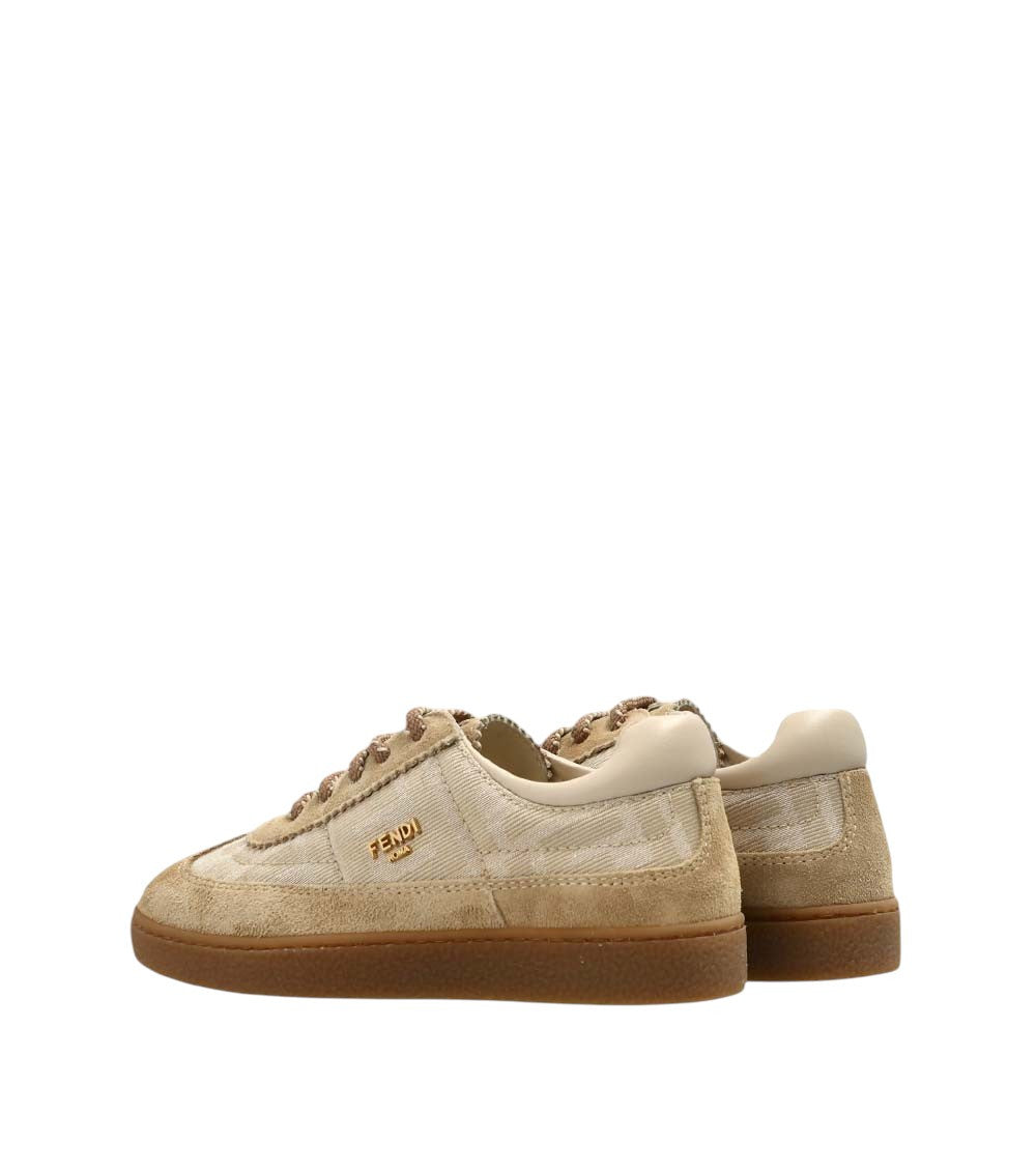 Beige Logo Sneakers 4