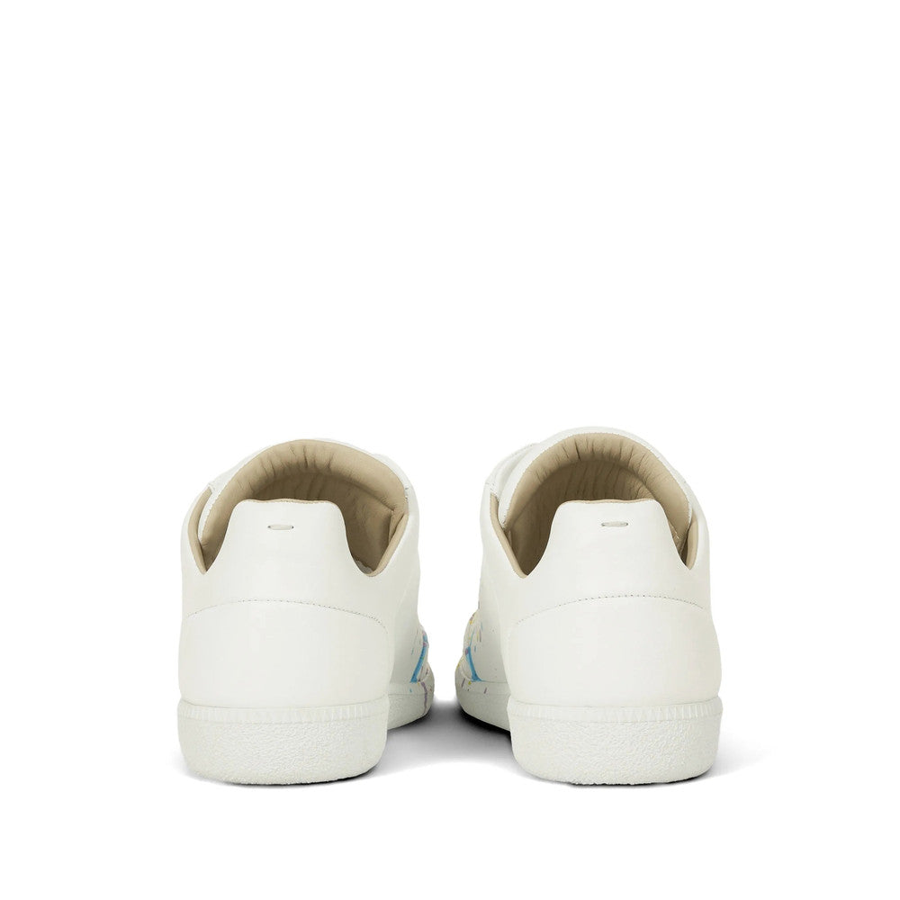 White Paint-Splatter Sneakers 3
