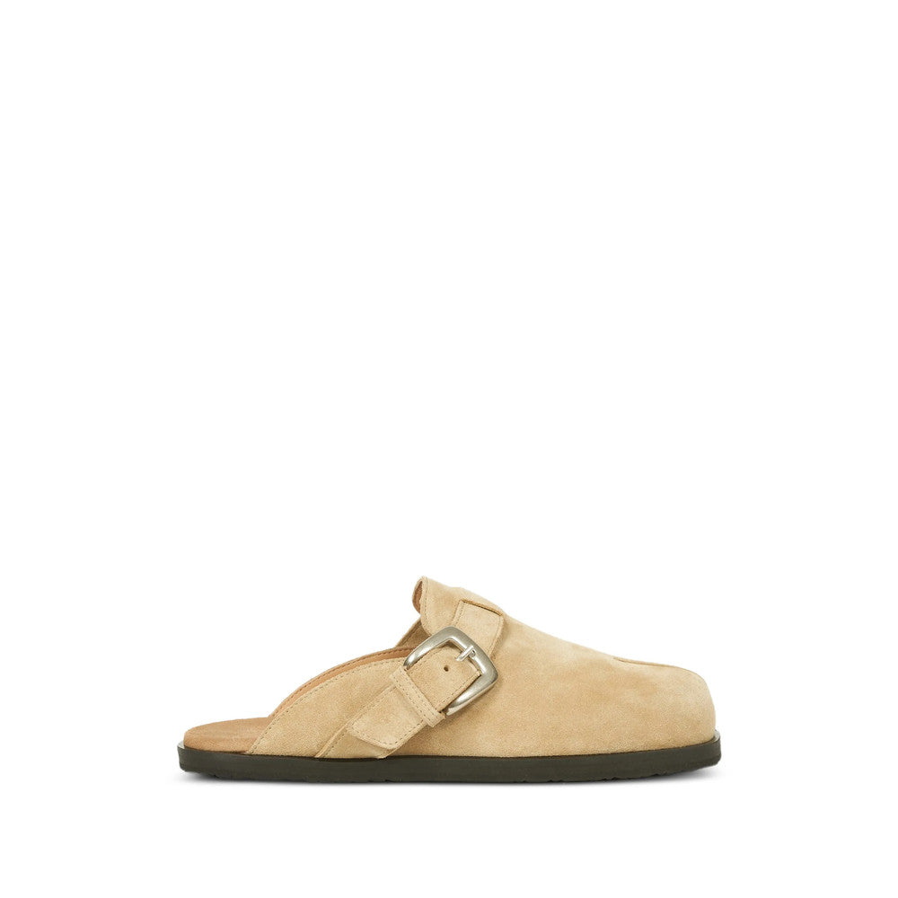 Beige Tabi-toe Sandals 1