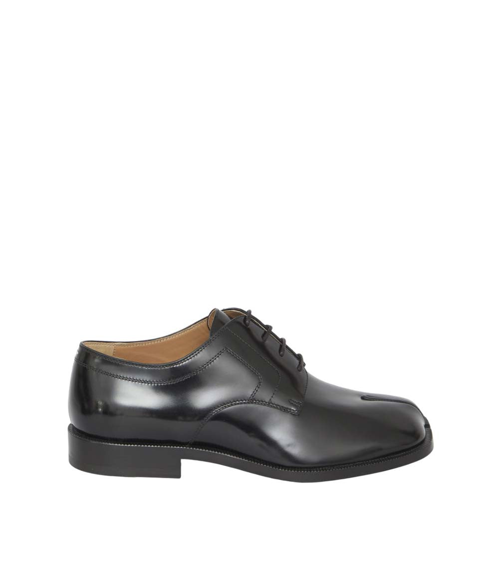 Black Tabi Lace-up Shoes 1