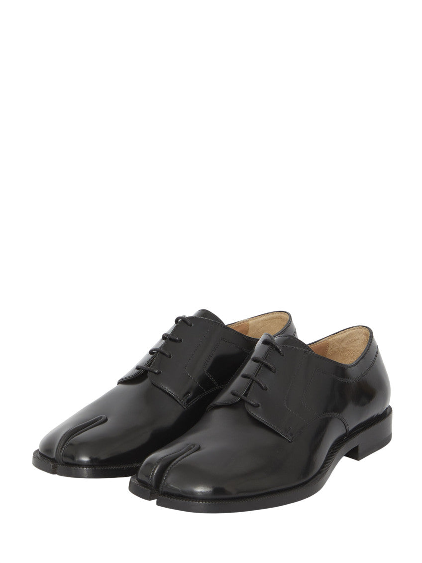 Black Tabi Lace-up Shoes 2