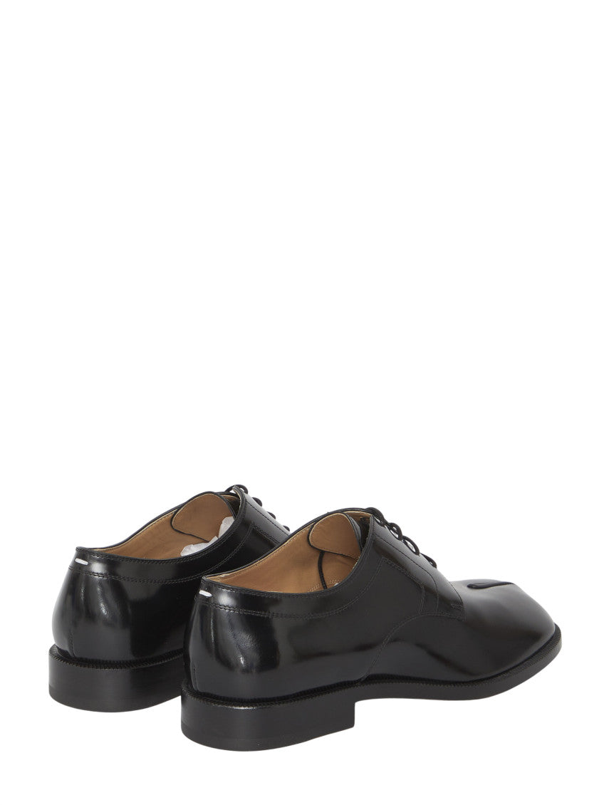 Black Tabi Lace-up Shoes 3