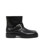 Black Tabi Leather Boots 1