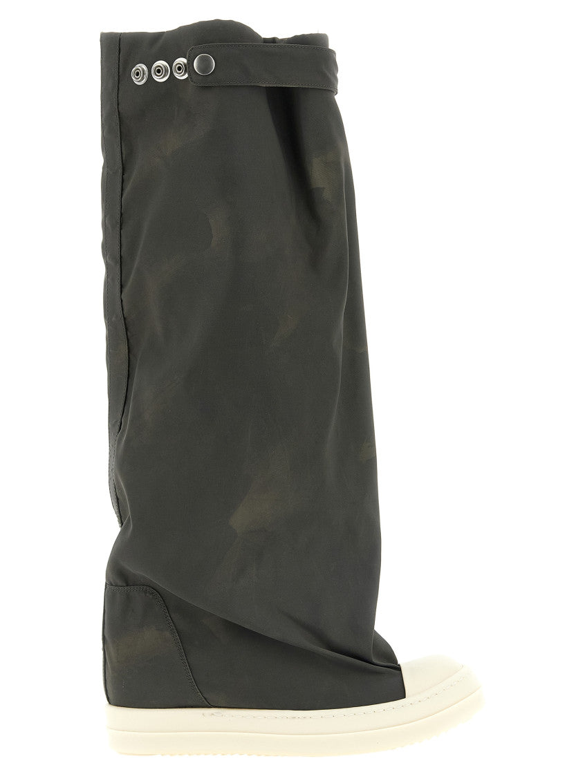 Grey High-knee Boots 1