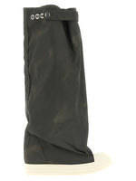 Grey High-knee Boots 1