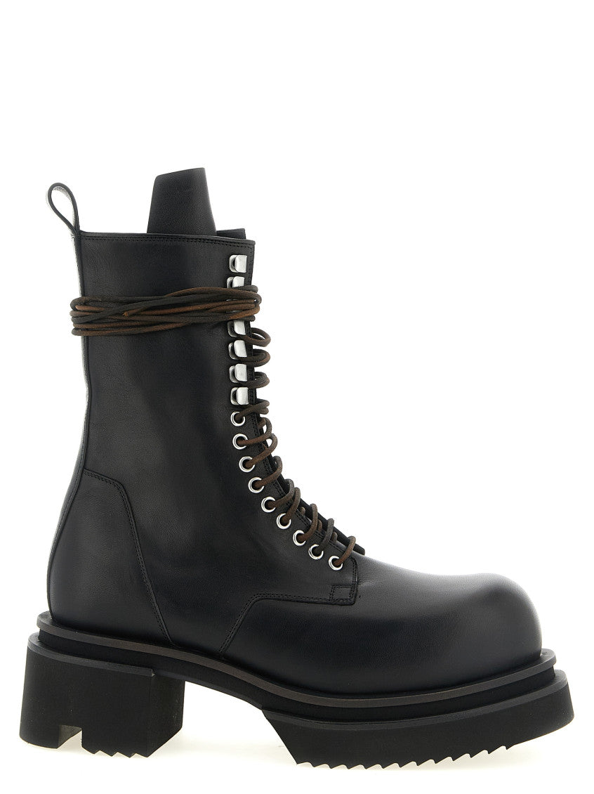 Black Lace-Up Bogun Boots 1