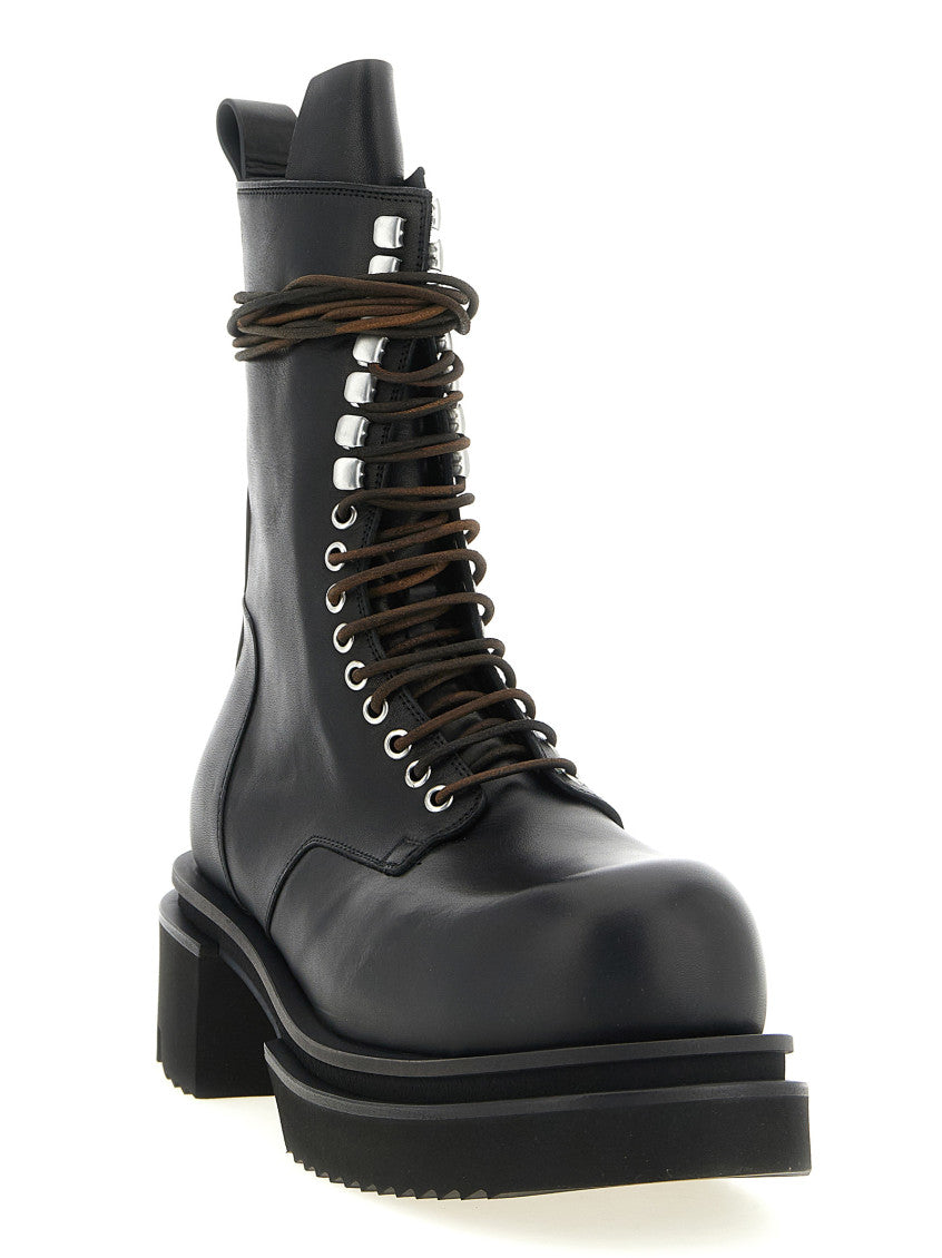 Black Lace-Up Bogun Boots 2