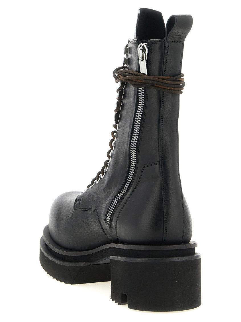 Black Lace-Up Bogun Boots 3