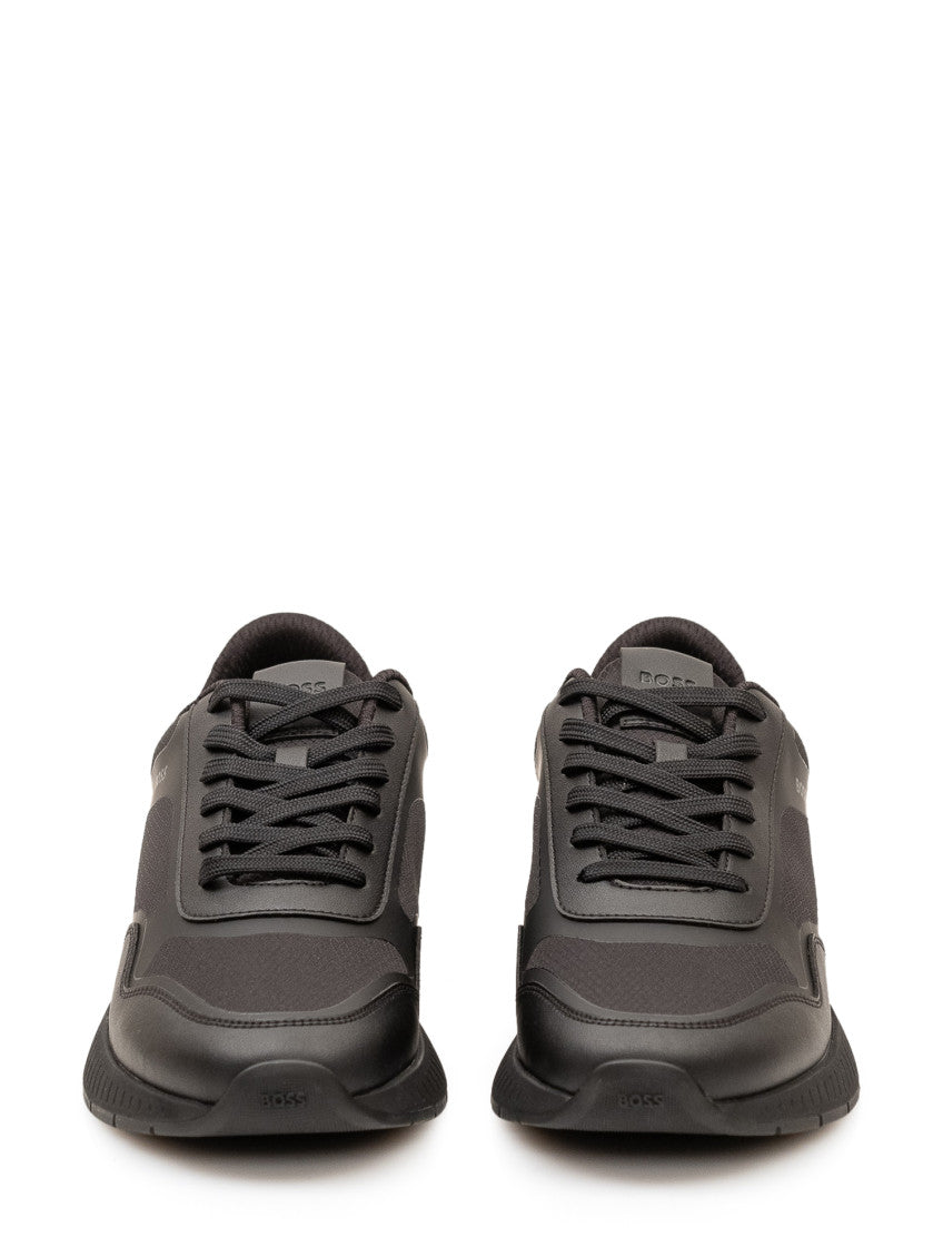 Black Lace-up Sneakers 2