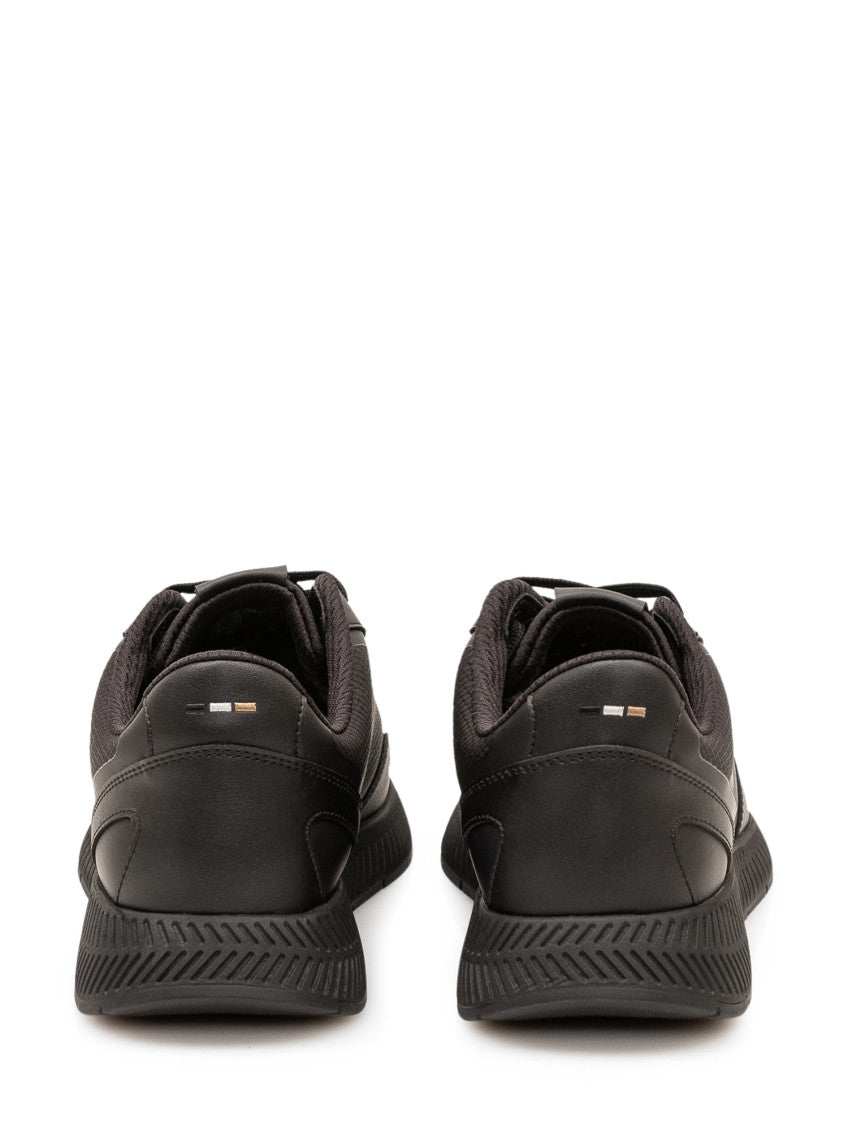 Black Lace-up Sneakers 3