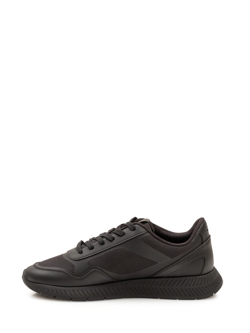 Black Lace-up Sneakers 4